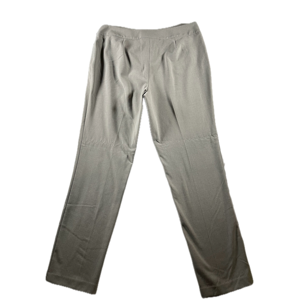 CALVIN KLEIN WOMEN’S SIZE 12 GRAY DRESS PANTS ZIP POCKET STRAIGHT LEG